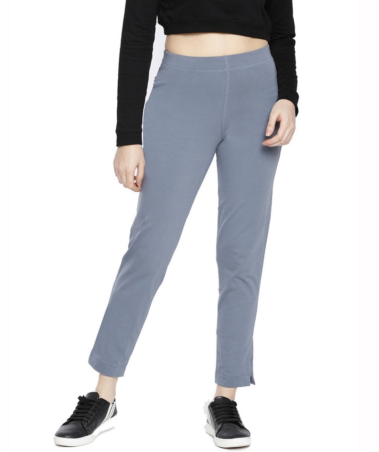 Discover 130+ womens grey cigarette trousers