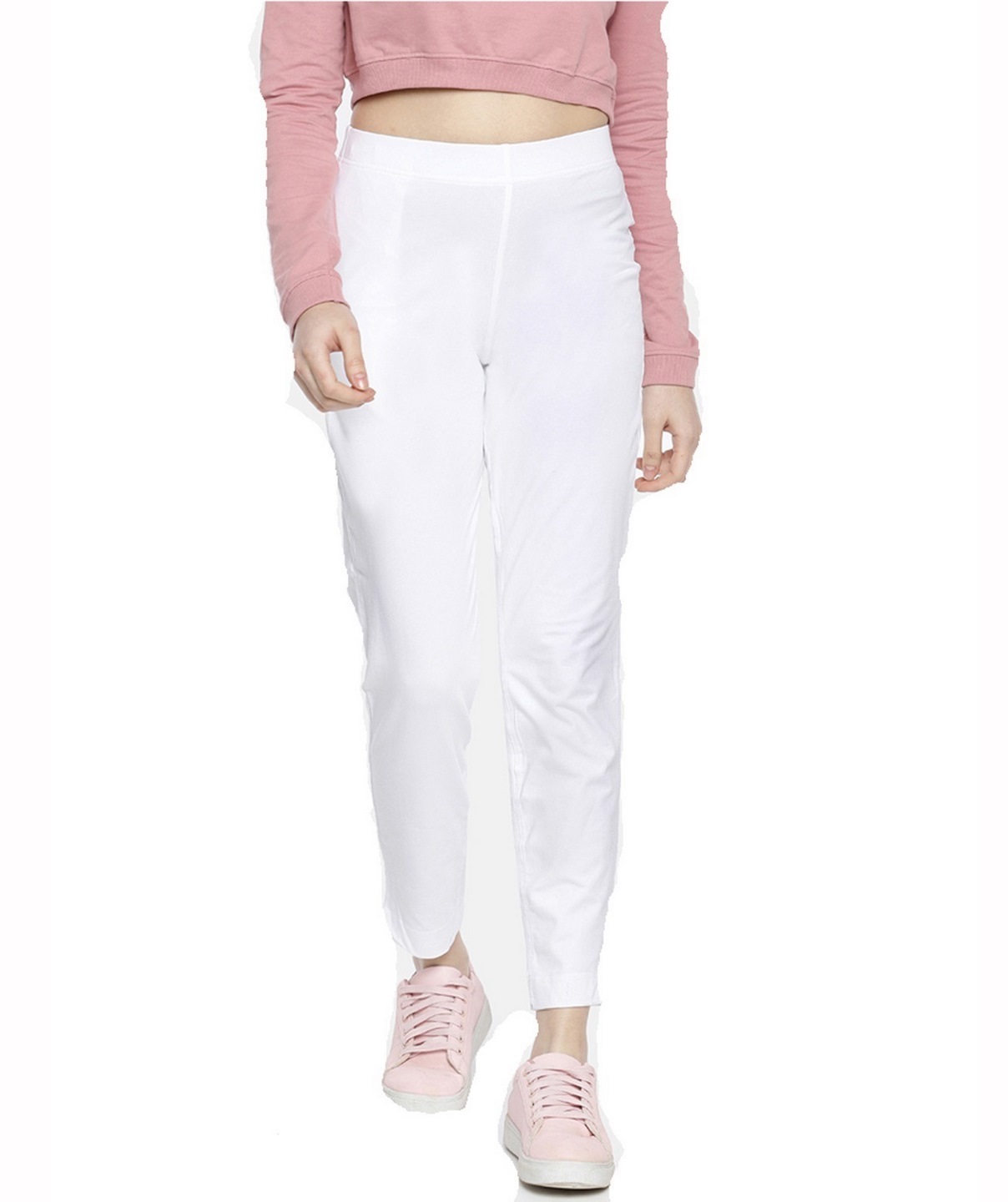 Marella Trousers | Womens Cigarette Trousers Ivory ~ Clec Education