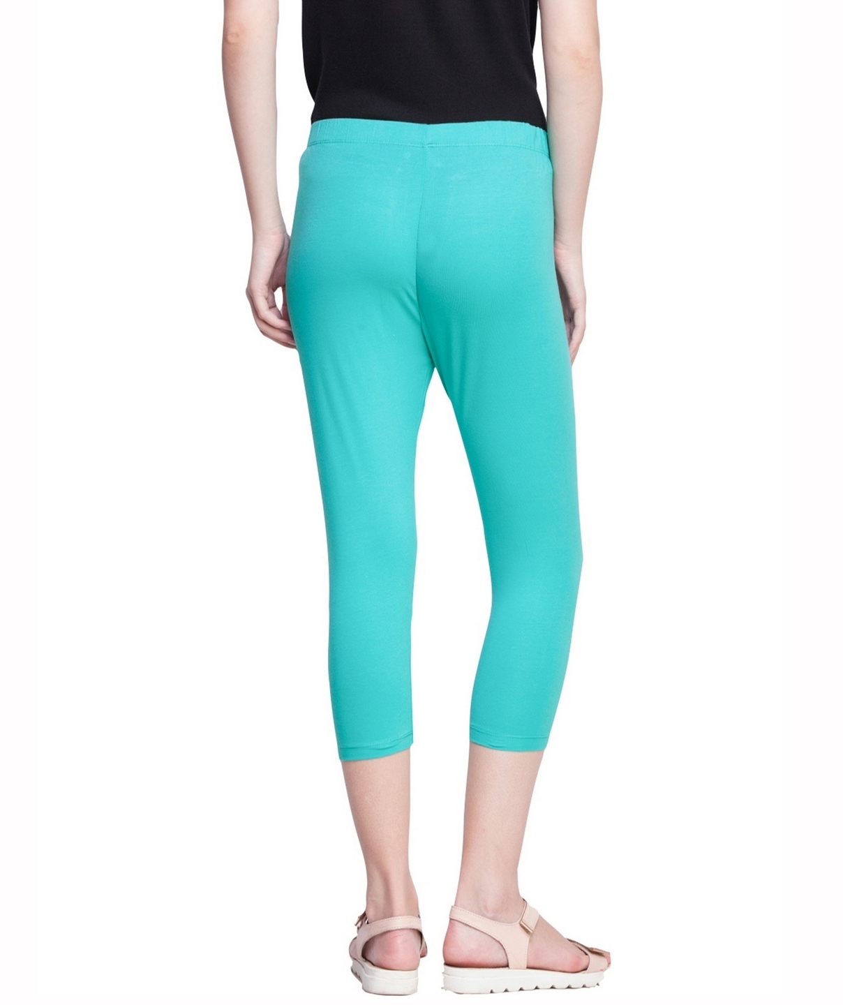 Dollar Women's Missy Pack of 1 Ocean Blue Color Slim fit Comfortable  Churidar Leggings – Dollarshoppe