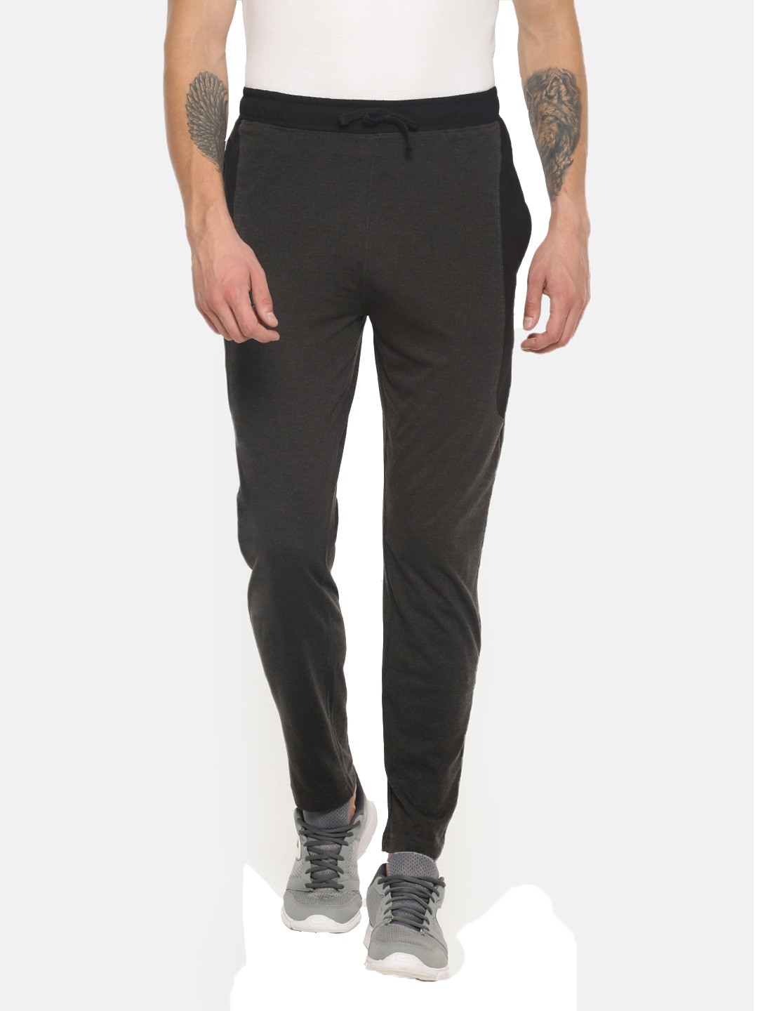 Buy PROLINE Navy Solid Cotton Regular Fit Men's Track Pants | Shoppers Stop
