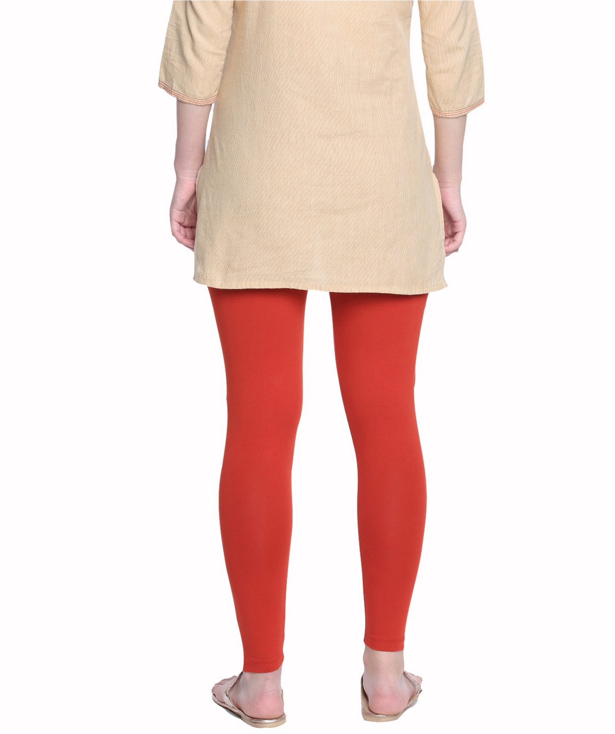 Dollar Women's Missy Pack of 1 Cotton Slim Fit Baked Apple Color Ankle  Length Leggings – Dollarshoppe