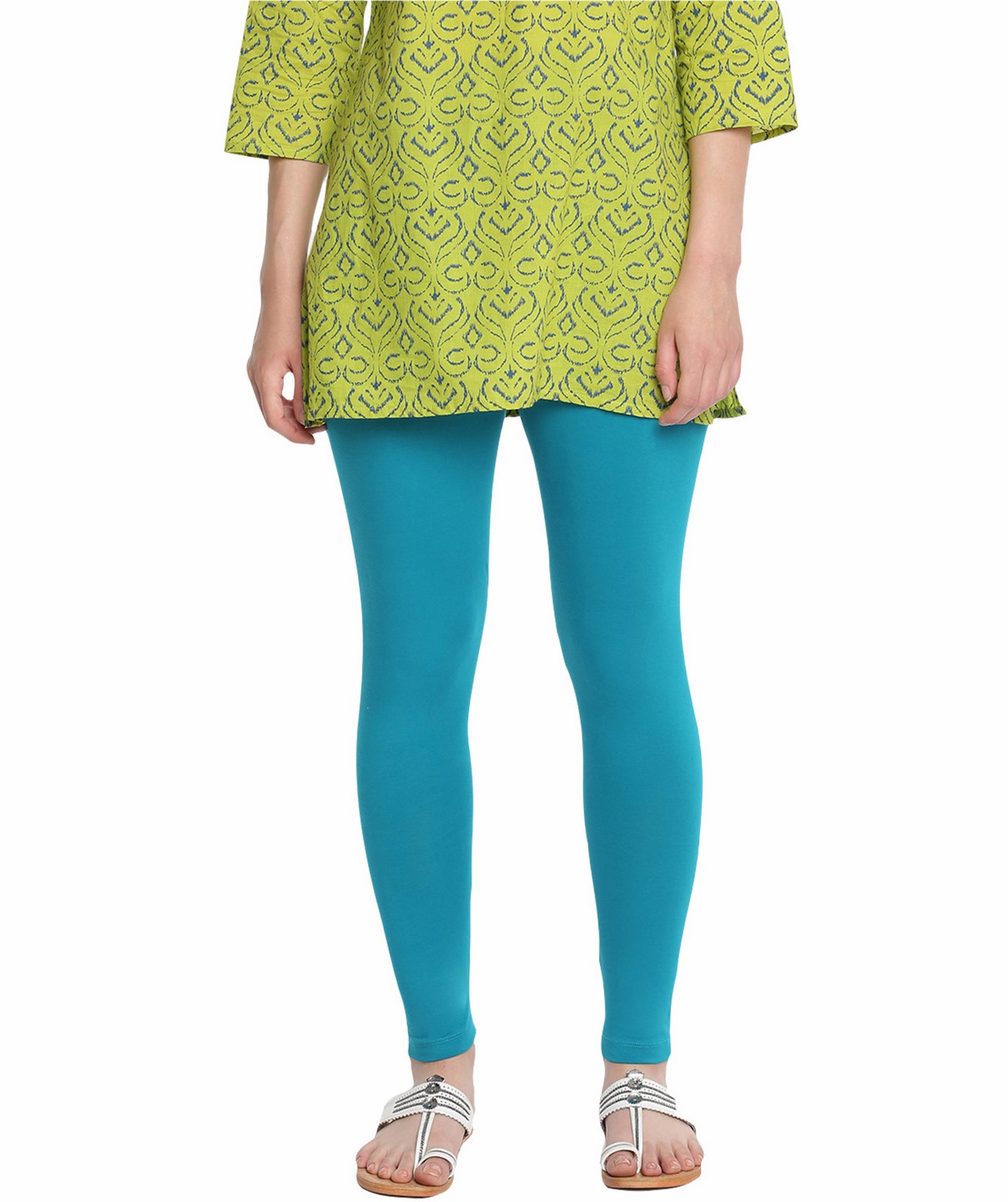 Buy Dollar Missy Pack of 1 Ankle Length Leggings-Biscuit Online @ ₹391 from  ShopClues