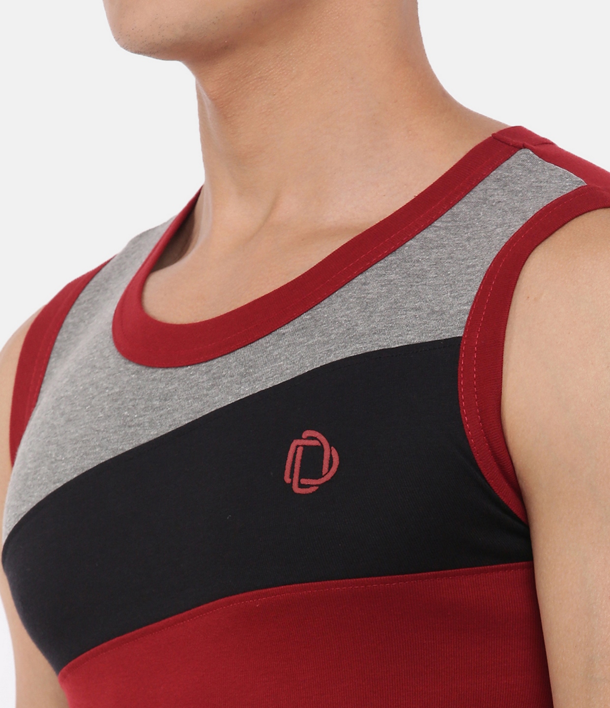Buy Dollar Bigboss Men's Assorted Pack of 2 BB13 Solid Gym Vest