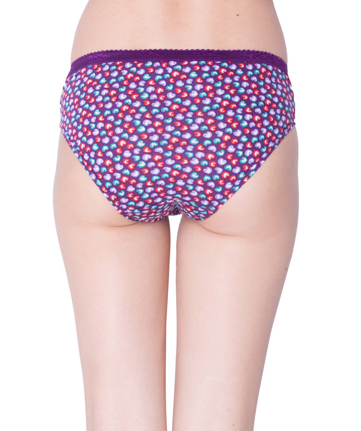 Printed High Rise Outer Elastic Panty (Pack of 2)