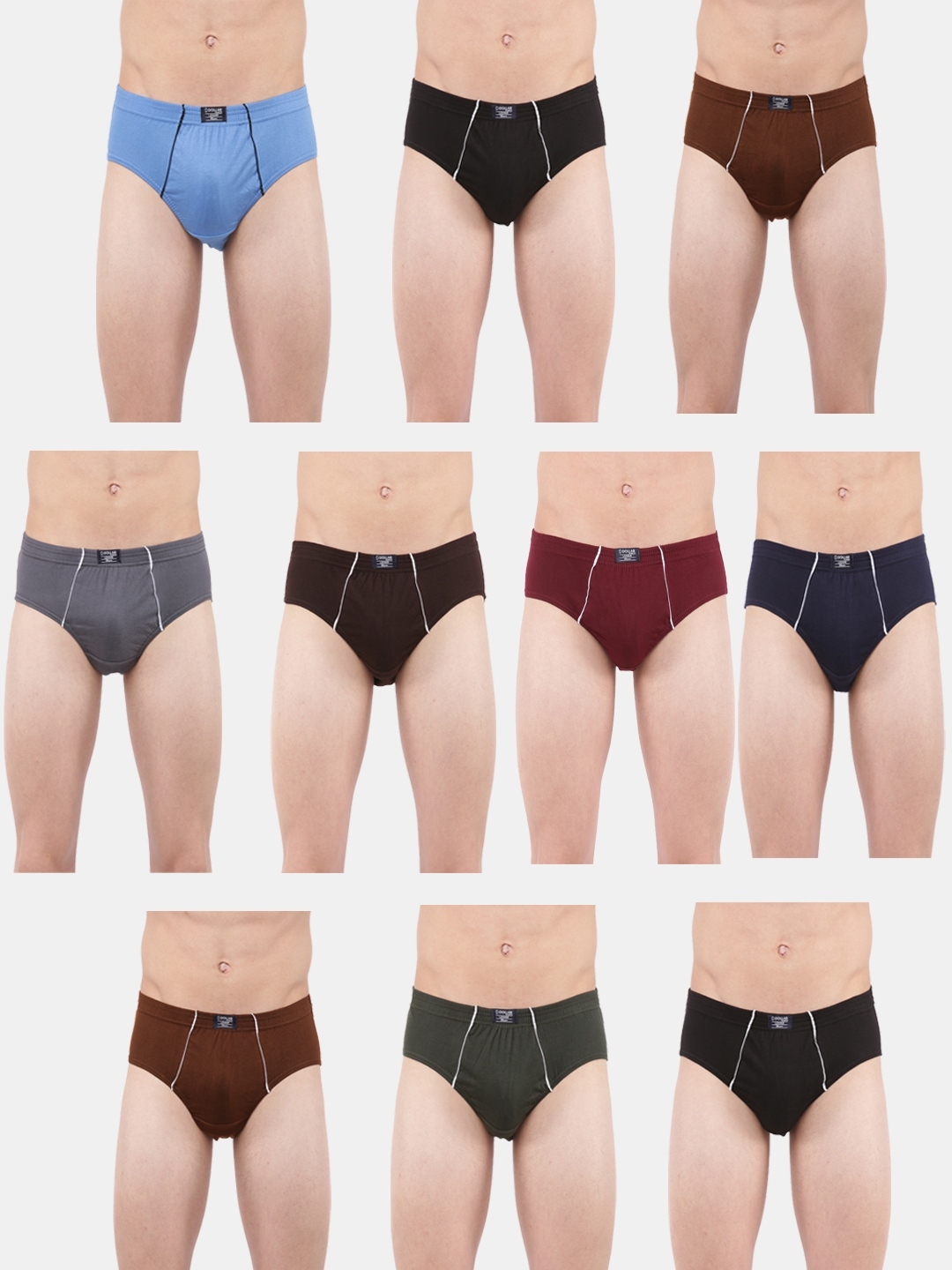 Dollar Lehar Men's Underwear Long Trunk (T/E) - Pack of 4 - BAGDA BAZAAR