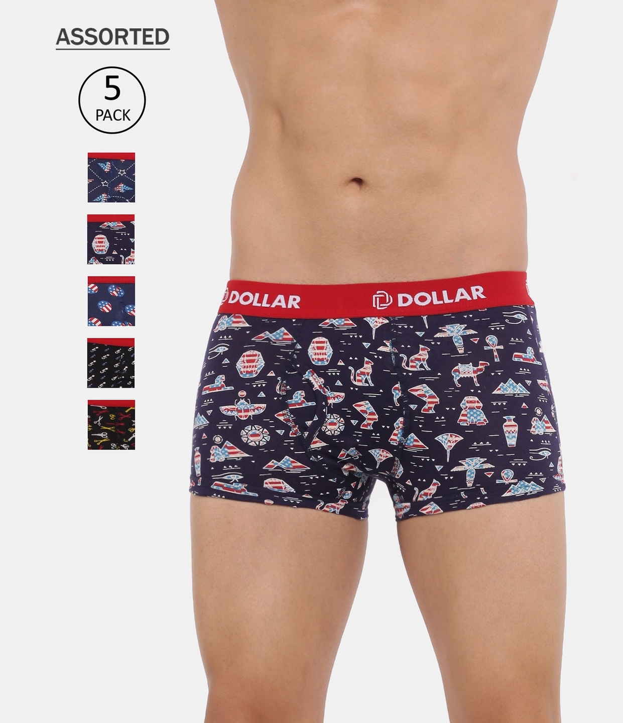 Buy DOLLAR BIGBOSS Printed Cotton Men's Trunk